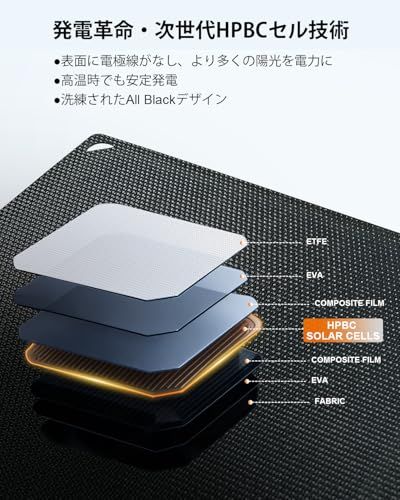 ☆新品☆【発電革命】ELECAENTA 30W ソーラーパネル 変換効率25.4% 次世代HPBCセル PD18W/QC3.0急速充電 ETFE IP68防水 薄型 超軽量0.5KG 折りたたみ式 逆流防止 オートリトライト ソーラー充電器 1d8898fe