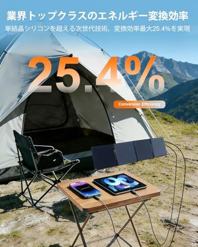 ☆新品☆【発電革命】ELECAENTA 30W ソーラーパネル 変換効率25.4% 次世代HPBCセル PD18W/QC3.0急速充電 ETFE IP68防水 薄型 超軽量0.5KG 折りたたみ式 逆流防止 オートリトライト ソーラー充電器 1d8898fe