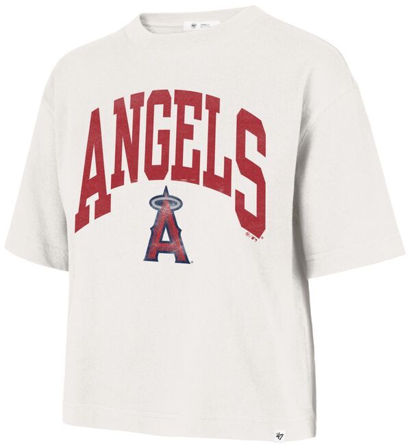 フォーティーセブン レディース トップス Tシャツ 47 Womens Los Angeles Angels Cream Reed City TShirt NoColor クリーム