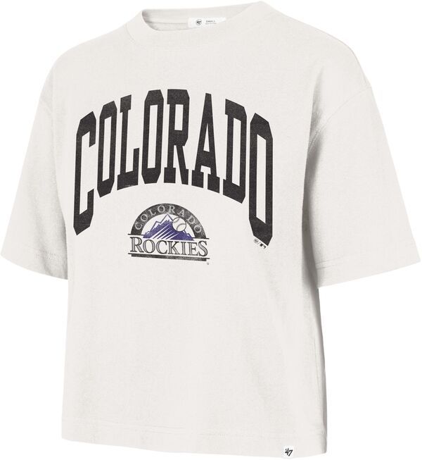 フォーティーセブン レディース トップス Tシャツ 47 Womens Colorado Rockies Cream Reed City Cooperstown TShirt NoColor クリーム