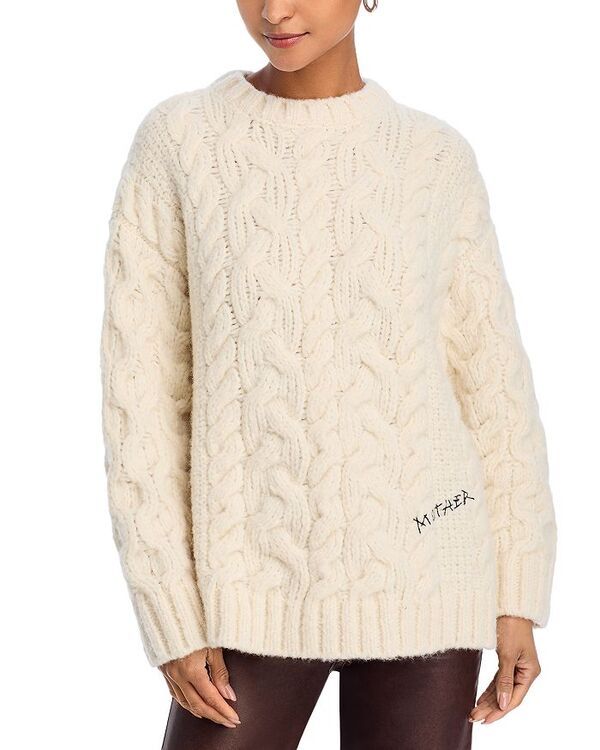 マザー レディース アウター ニット・セーター セーター MOTHER The Biggie Jumper Sweater Drinking By The Fire