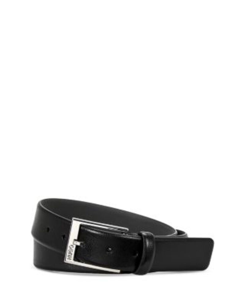 ボス メンズ アクセサリー ベルト レザー Hugo Boss Mens Gellot Leather Belt Black ブラック