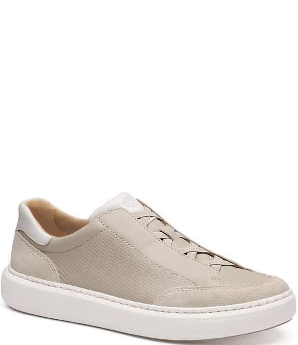 ジョンストンアンドマーフィー メンズ シューズ スリッポン・ローファー スニーカー スエード レース レザー Johnston Murphy Mens Anders Leather and Suede Stretch LacetoToe Sneakers Be
