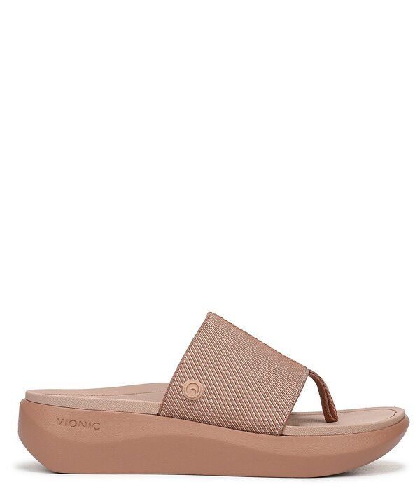 バイオニック レディース シューズ サンダル Vionic Aqua Stretch Gore Thong Sandals Mocha Mousse モカ