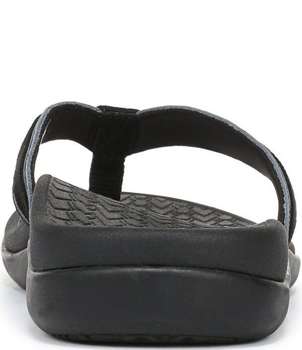 バイオニック レディース シューズ サンダル スエード Vionic Tide 20 Suede Thong Sandals Black ブラック