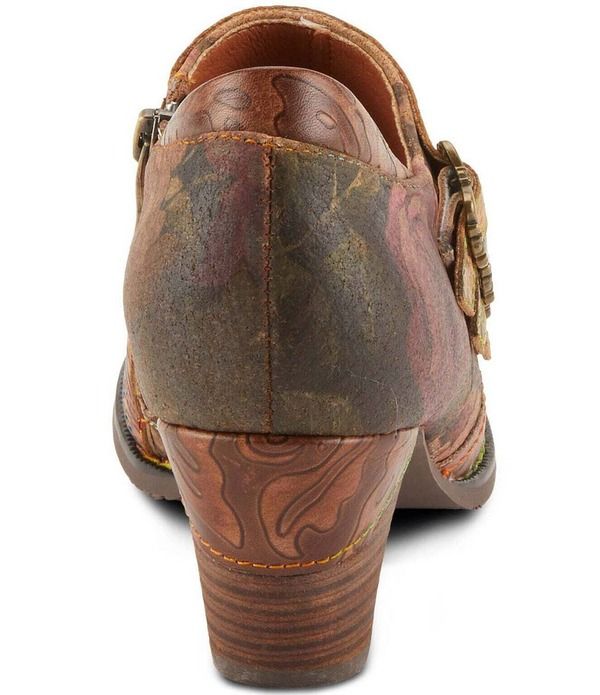 ラリティステ レディース シューズ ブーツ・レインブーツ フラワー柄 プリント フラワー グラフィック LARTISTE Graphic Hand Painted Floral Print Buckled Hardware Strapshooties Brow