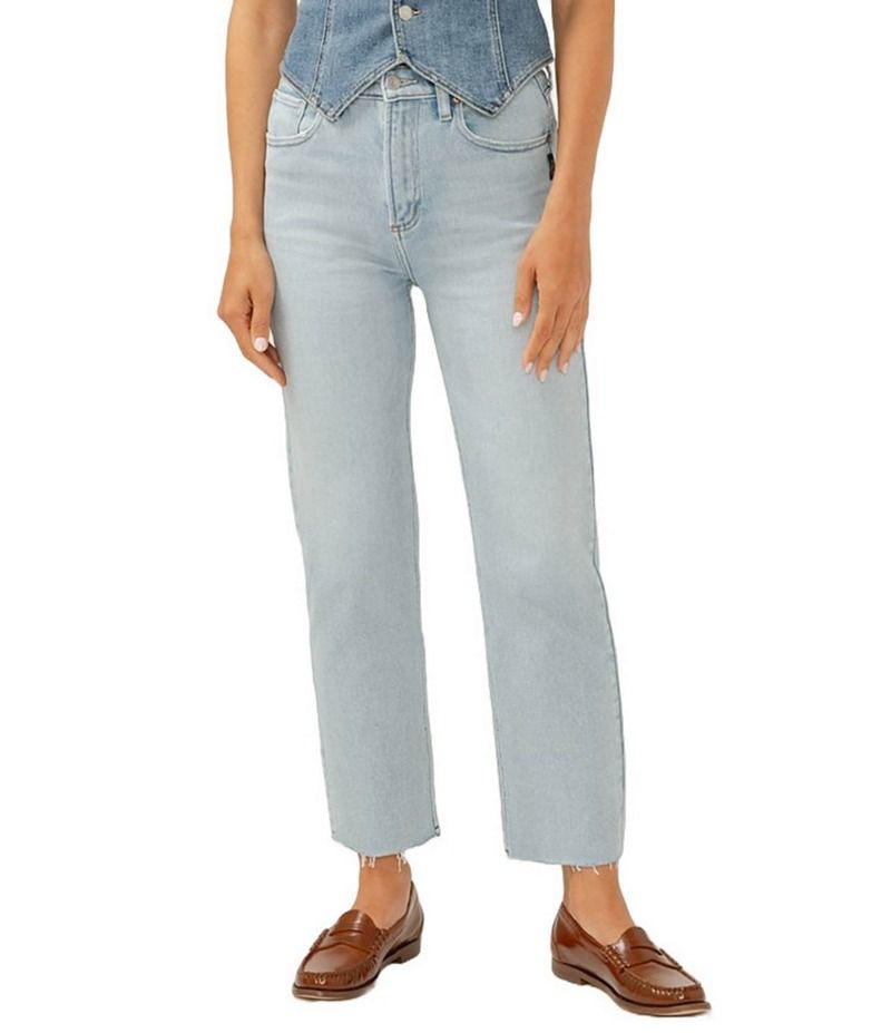 シルバー ジーンズ レディース ボトムス デニムパンツ ストレート Silver Jeans Co High Rise Straight Leg Jeans Indigo インディゴ 20,425円
