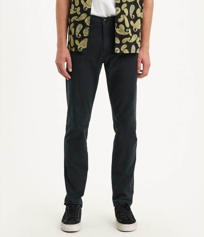 リーバイス メンズ ボトムス カジュアルパンツ パンツ LevisR Standard Taper Chino Pants Mineral Black ブラック