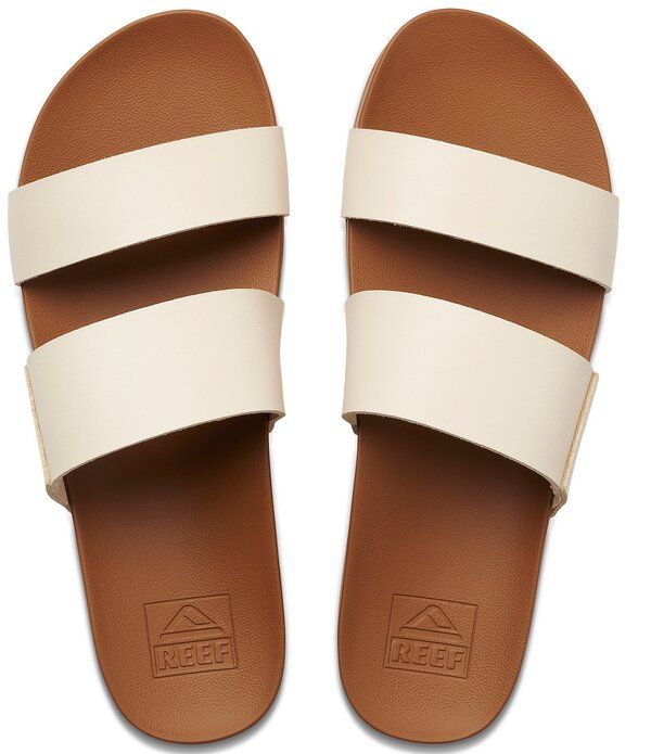 リーフ レディース シューズ サンダル Reef Womens Cushion Bounce Vista Double Strap Slide Sandals Vintage White ホワイト