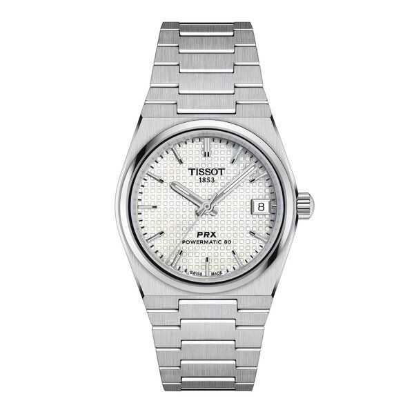 ティソット メンズ アクセサリー 腕時計 Tissot PRX Automatic 35mm Watch MOPSteel