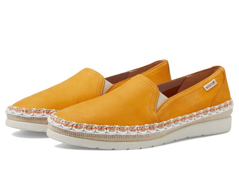 メフィスト レディース シューズ スリッポン・ローファー Mephisto Valina Ochre Nubuck
