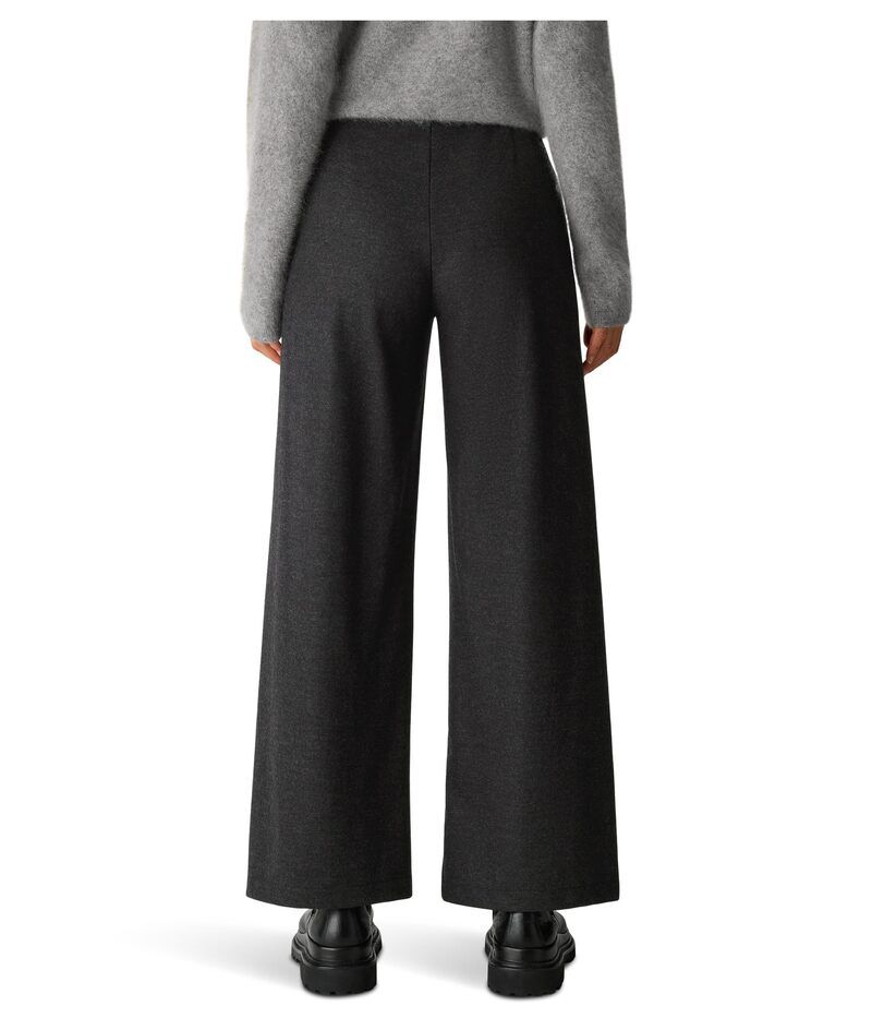 エイリーンフィッシャー レディース ボトムス カジュアルパンツ ウール ジャージー Eileen Fisher Melange Felted Wool Jersey Full Wide Pants Charcoal チャコール エイリーンフィッシャー レディース ボトムス カジュアルパンツ ウール ジャージー Eileen Fisher Melange Felted Wool Jersey Full Wide Pants Charcoal チャコール