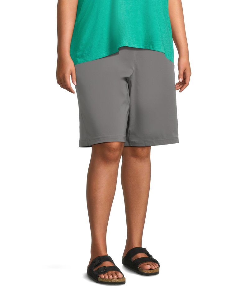 コロンビア レディース ボトムス ハーフパンツ・ショーツ プラスサイズ ショートパンツ Columbia Plus Size All Seasons Long Shorts City Grey グレー