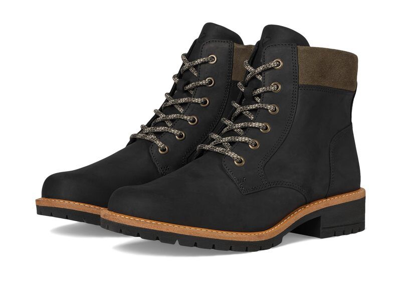 エコー レディース シューズ ブーツ・レインブーツ レース ECCO Elania Lace Boot BlackTarmac ブラック