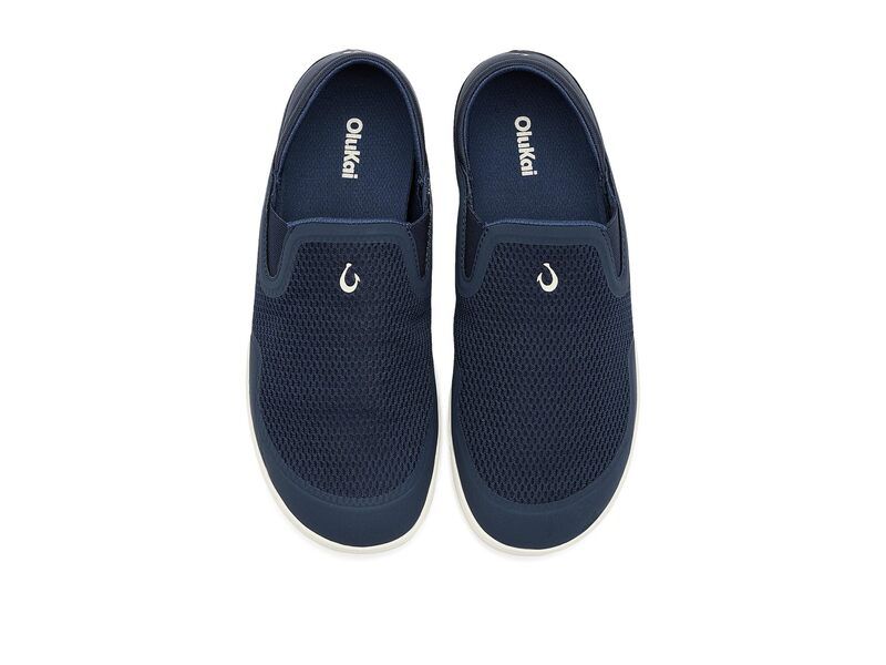 オルカイ メンズ シューズ スニーカー OluKai Moku Slipon Trench BlueTre ブルー