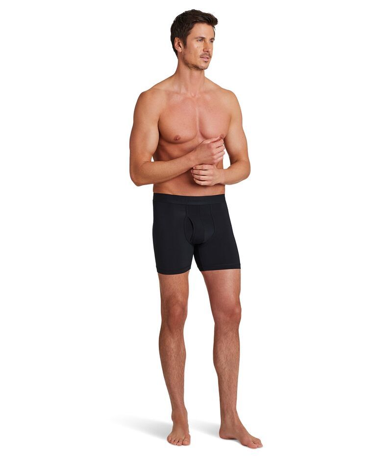 コマンドー メンズ アンダーウェア ボクサーパンツ リラックスフィット Commando Essential Micro Modal Relaxed Fit Boxer Brief Black ブラック