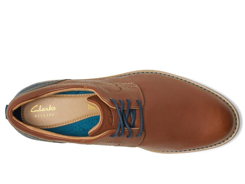 クラークス メンズ シューズ スニーカー Clarks Monahan Plain Tan Leather タン クラークス メンズ シューズ スニーカー Clarks Monahan Plain Tan Leather タン