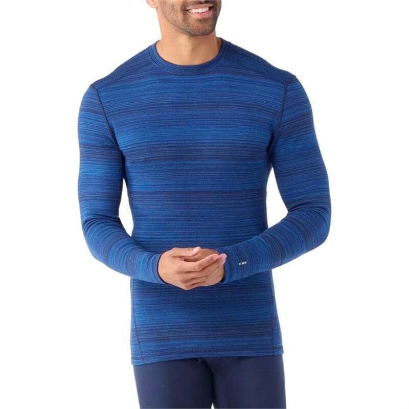 スマートウール メンズ トップス シャツ Smartwool Classic Thermal Merino Base Layer Crew Top Mens Deep Navy Color Shift ネイビー 20,235円