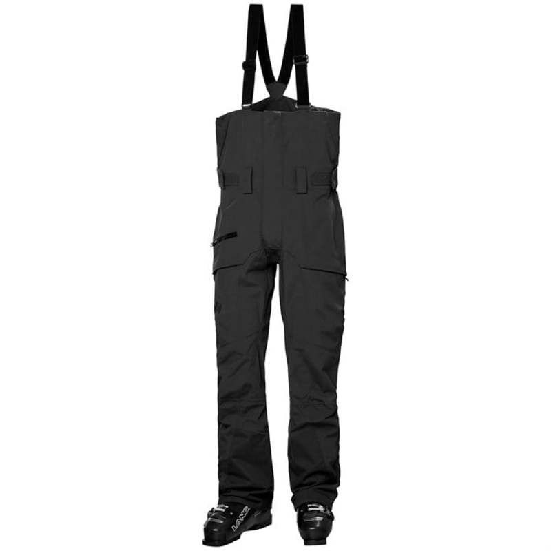 ヘリーハンセン メンズ ボトムス カジュアルパンツ パンツ Helly Hansen SOGN Bib Shell Pants Black ブラック