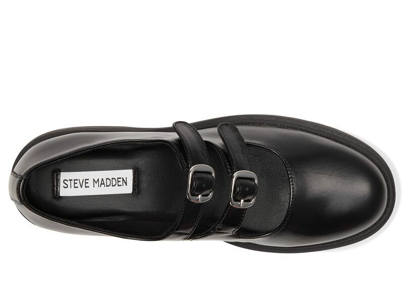 スティーブ マデン レディース シューズ サンダル Steve Madden Alba Black Leather ブラック スティーブ マデン レディース シューズ サンダル Steve Madden Alba Black Leather ブラック