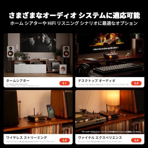 【新品】Fosi Audio MC331 真空管インテグレーテッドアンプ DAC付き HiFiブックシェルフスピーカー/3.5mmヘッドフォン用 2チャンネル 2ch ホームオーディオステレオパワーアンプ Bluetooth/USB/OPT/ 86d13adc 【新品】Fosi Audio MC331 真空管インテグレーテッドアンプ DAC付き HiFiブックシェルフスピーカー/3.5mmヘッドフォン用 2チャンネル 2ch ホームオーディオステレオパワーアンプ Bluetooth/USB/OPT/ 86d13adc