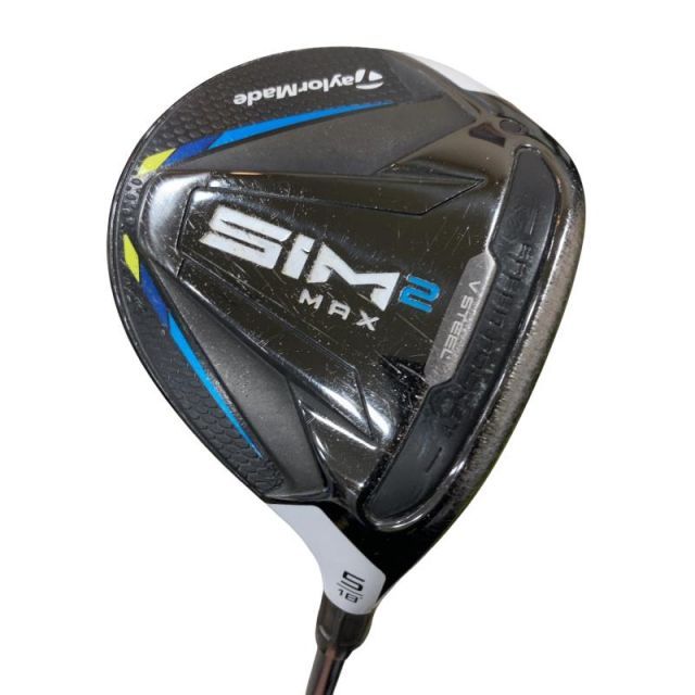 【中古】 テーラーメイド SIM2 MAX 5W フェアウェイウッド FW TENSEI BLUE TM50(SIM2 FW) (フレックスSR) メンズ 男性用 右利き 右用 Cランク ゴルフクラブ