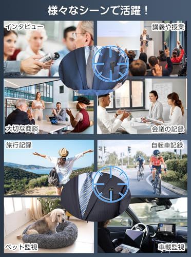 【新品】小型 防犯カメラ クリップ式 180°ロータリーレンズ 1080P 1.3インチ LEDスクリーン対応 10時間連続録画 256GB対応 160°視野 録画/録音/撮影 LEDライト暗視機能 再生 削除 ボイスレコーダー ビデオカメラ fca060b1 【新品】小型 防犯カメラ クリップ式 180°ロータリーレンズ 1080P 1.3インチ LEDスクリーン対応 10時間連続録画 256GB対応 160°視野 録画/録音/撮影 LEDライト暗視機能 再生 削除 ボイスレコーダー ビデオカメラ fca060b1