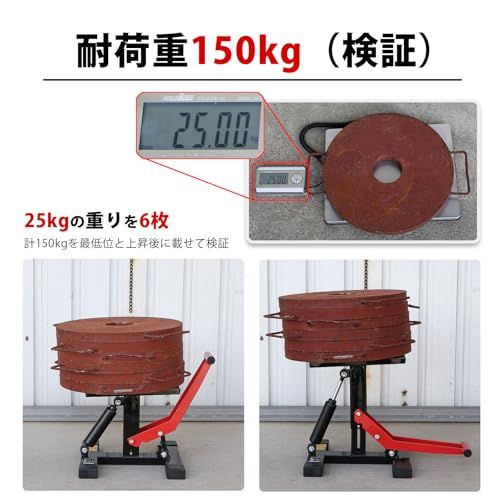 【新品】ツールズアイランド(Toolsisland) リフトスタンド オフロード モタード用 ダンパー式 H-01 耐荷重150kg 簡易説明書付 TSB068 cc69ede6
