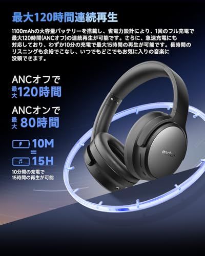 【新品】【VGP 2025 金賞】EarFun Tune Proワイヤレスヘッドホン Bluetooth 5.4/【40mm +10mmデュアルドライバー/ 無線& USB-C & AUX有線接続】/ 最大45dBのノイズを低減ノイズキャンセ 2b4bfe7e 【新品】【VGP 2025 金賞】EarFun Tune Proワイヤレスヘッドホン Bluetooth 5.4/【40mm +10mmデュアルドライバー/ 無線& USB-C & AUX有線接続】/ 最大45dBのノイズを低減ノイズキャンセ 2b4bfe7e