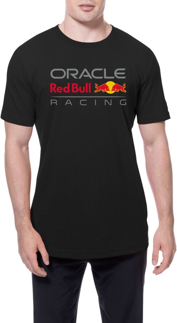 ニューエラ メンズ トップス Tシャツ ロゴ New Era Mens F1 Oracle Red Bull Racing Black Primary Logo TShirt NoColor ブラック