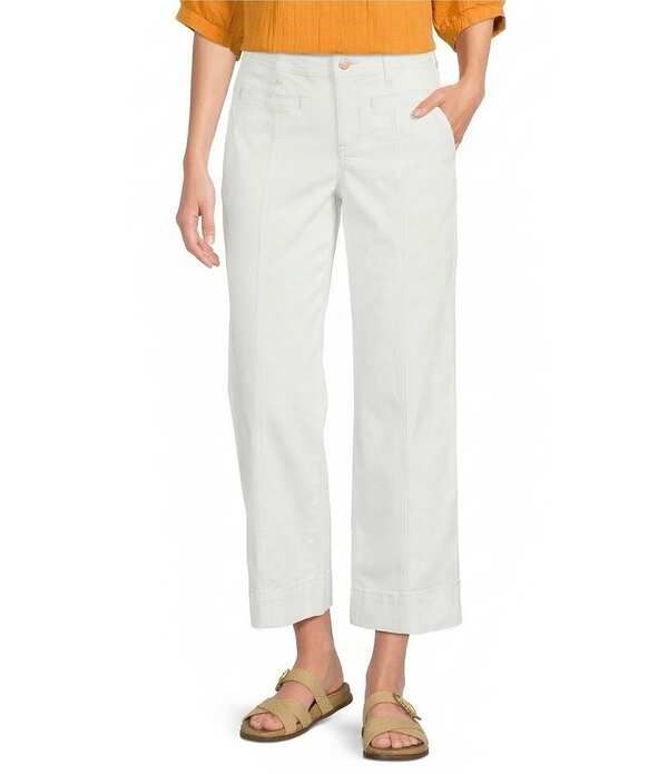 エヌワイディージェイ レディース ボトムス デニムパンツ ワイドレッグ プチ アンクル ジーンズ NYDJ Petite Size Teresa LiftuckR Technology Wide Leg Ankle Jeans Vintage White ホワ