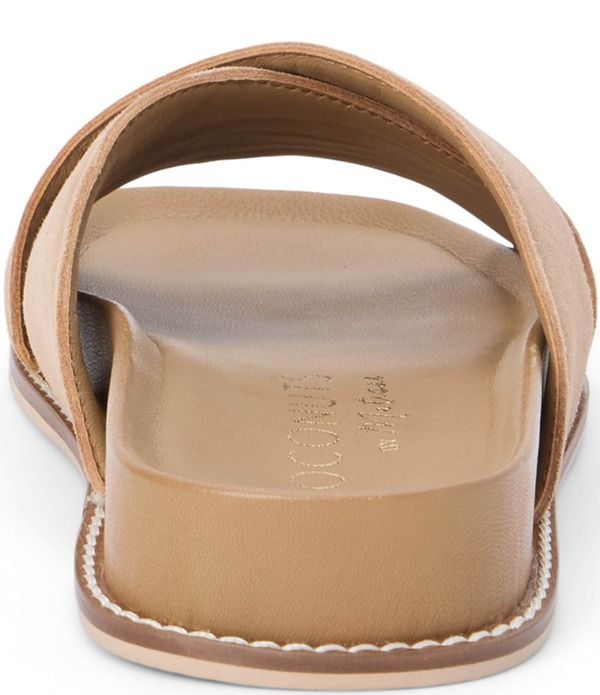 マチス レディース シューズ サンダル スエード Matisse Hannah Suede Cross Band Slide Sandals Tan タン
