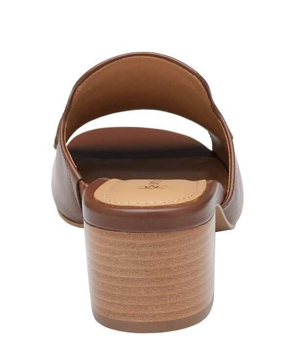 ジョンストンアンドマーフィー レディース シューズ サンダル レザー Johnston Murphy Edith Leather Bit Buckle Slide Sandals Cognac