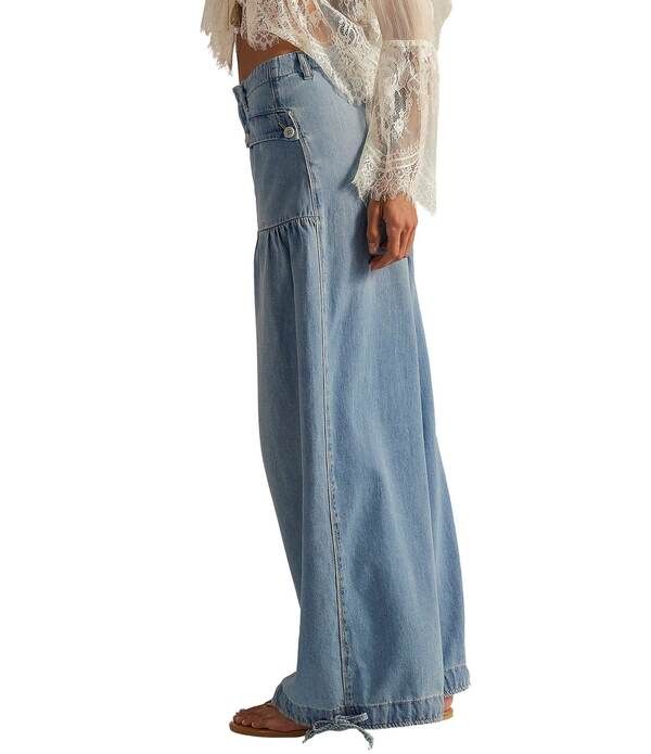 フリーピープル レディース ボトムス デニムパンツ アンクル ジーンズ Free People We The Free Lotus Mid Rise BalloonStyle Cinched Ankle Denim Jeans Bijou Blue ブルー フリーピープル レディース ボトムス デニムパンツ アンクル ジーンズ Free People We The Free Lotus Mid Rise BalloonStyle Cinched Ankle Denim Jeans Bijou Blue ブルー