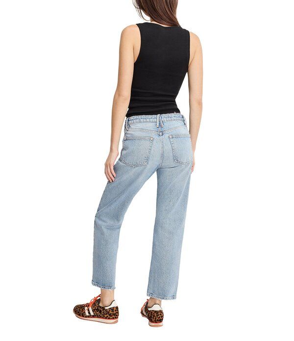 グッドアメリカン レディース ボトムス デニムパンツ ヴィンテージ アンクル ジーンズ Good American Vintage Straight Ankle MidRise Denim Jeans Indigo1220 デニム グッドアメリカン レディース ボトムス デニムパンツ ヴィンテージ アンクル ジーンズ Good American Vintage Straight Ankle MidRise Denim Jeans Indigo1220 デニム