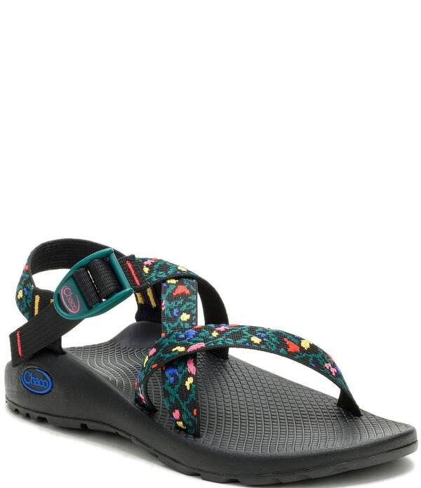 チャコ レディース シューズ サンダル 刺繍 Chaco Womens Z1 Classic Embroidered Garden Adjustable Strap Jacquard Webbing Sandals Botanic Multi マルチカラー