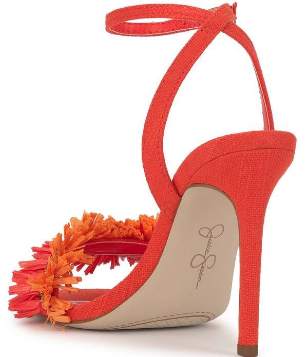 ジェシカシンプソン レディース シューズ サンダル フリンジ Jessica Simpson Omiena Raffia Fringembellishedressandals Poppy Papaya ジェシカシンプソン レディース シューズ サンダル フリンジ Jessica Simpson Omiena Raffia Fringembellishedressandals Poppy Papaya