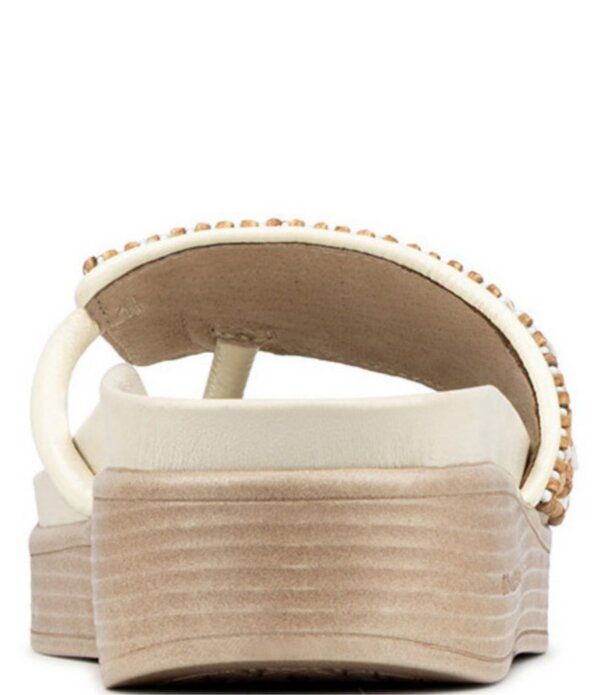 ドナルドプリネール レディース シューズ サンダル スパンコール レザー Donald Pliner Fifi Beaded Sequined Leather Wedge Thong Sandals NaturalWhite ホワイト ドナルドプリネール レディース シューズ サンダル スパンコール レザー Donald Pliner Fifi Beaded Sequined Leather Wedge Thong Sandals NaturalWhite ホワイト