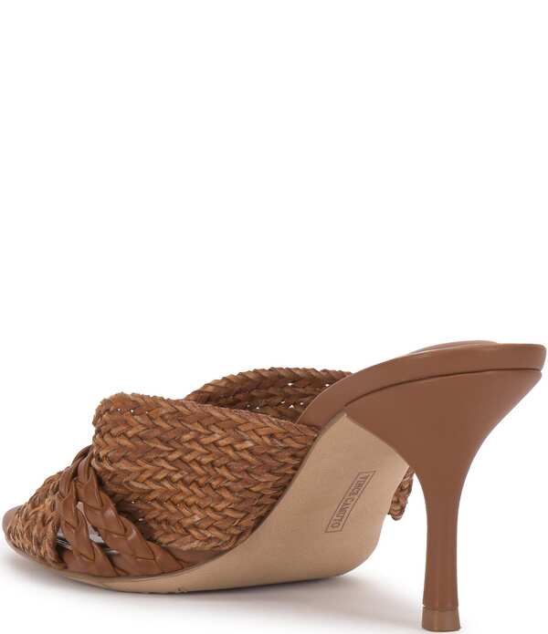 ヴィンスカムート レディース シューズ サンダル ヒール Vince Camuto Pheya Knotted Higheel Slide Sandals Golden Walnut