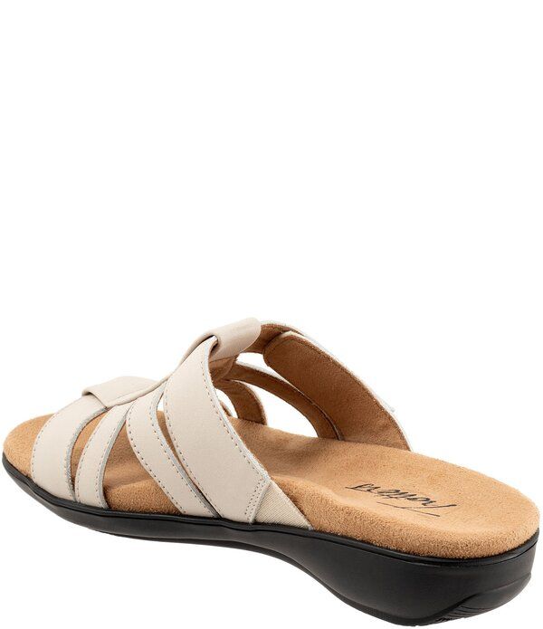 トロッターズ レディース シューズ サンダル レザー Trotters Ramona Leather Slide Sandals Ivory アイボリー トロッターズ レディース シューズ サンダル レザー Trotters Ramona Leather Slide Sandals Ivory アイボリー