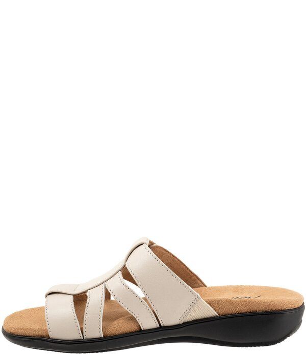 トロッターズ レディース シューズ サンダル レザー Trotters Ramona Leather Slide Sandals Ivory アイボリー トロッターズ レディース シューズ サンダル レザー Trotters Ramona Leather Slide Sandals Ivory アイボリー