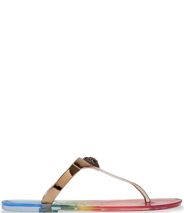 カートジェイガーロンドン レディース シューズ サンダル ロゴ Kurt Geiger London Maddison TBar Jelly Logornament Sandals Combo