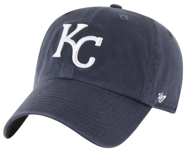 フォーティーセブン レディース アクセサリー 帽子 47 Adult Kansas City Royals Navy Clean Up Adjustable Hat NoColor ネイビー