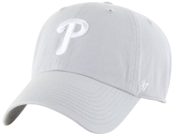 フォーティーセブン レディース アクセサリー 帽子 47 Adult Philadelphia Phillies Grey Clean Up Adjustable Hat NoColor グレー