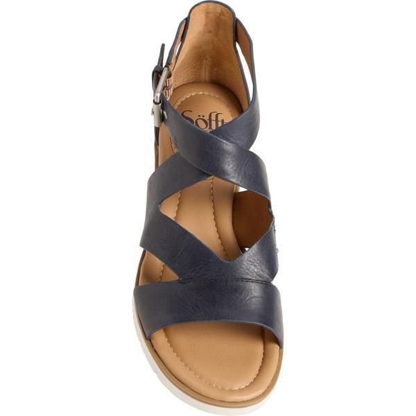 ソフト レディース シューズ サンダル レザー Sofft Mirabelle Sandals Leather For Women Navy ネイビー
