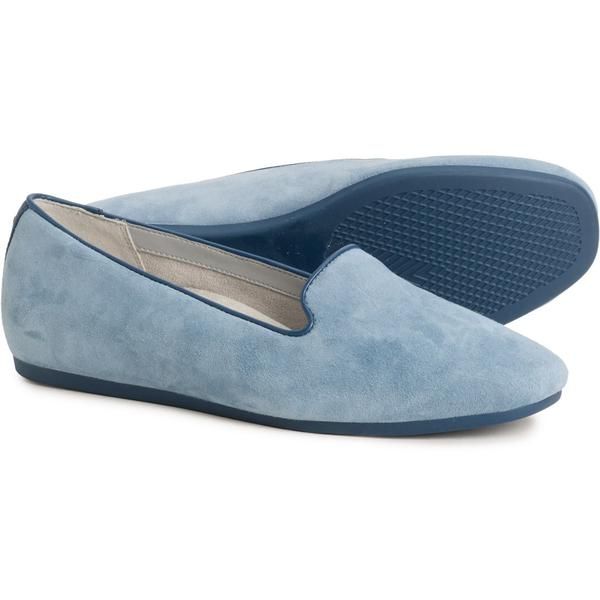 バイオニック レディース シューズ スニーカー スエード ローファー Vionic Venetian Loafers Suede Wide Width For Women Vintage Blue ブルー