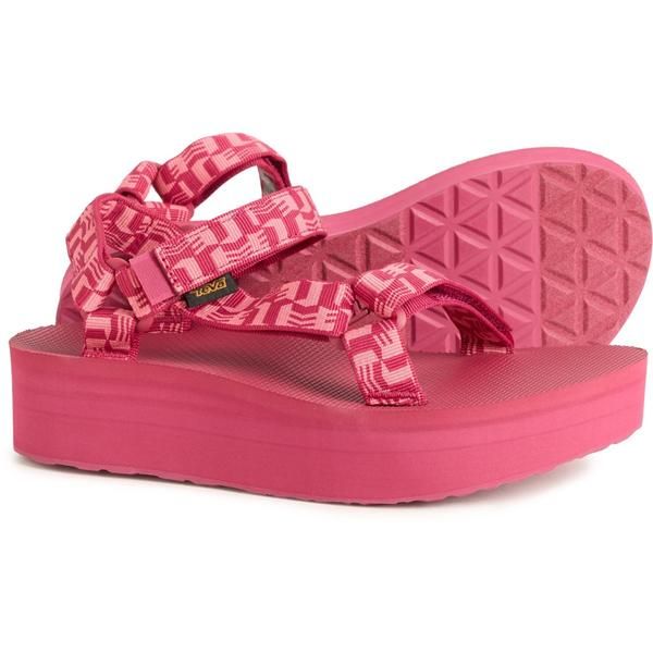 テバ レディース シューズ サンダル Teva Flatform Universal Sport Sandals For Women Glisten Cherries Jubilee