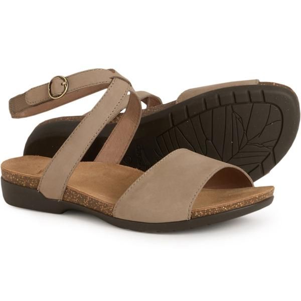 ダンスコ レディース シューズ サンダル アンクル Dansko Rafferty Ankle Strap Sandals Nubuck For Women Taupe トープ