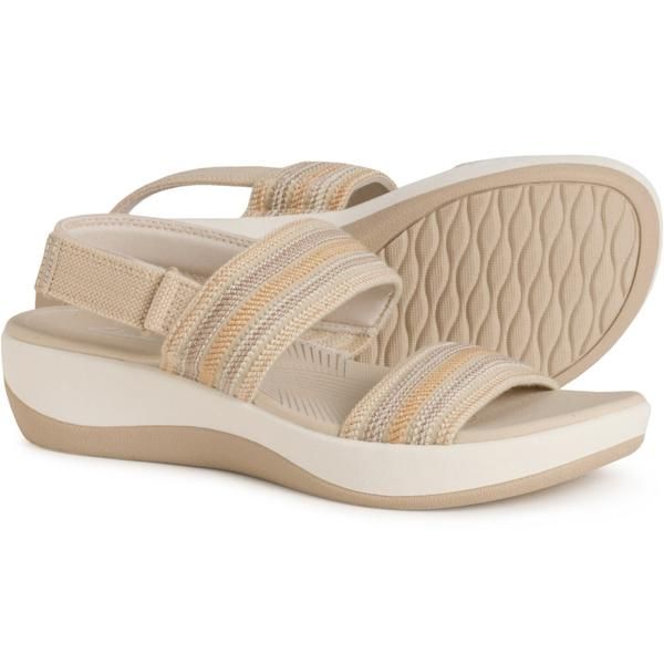 クラークス レディース シューズ サンダル Clarks Arla Stroll 2Strap Sandals For Women Beige Combi ベージュ クラークス レディース シューズ サンダル Clarks Arla Stroll 2Strap Sandals For Women Beige Combi ベージュ