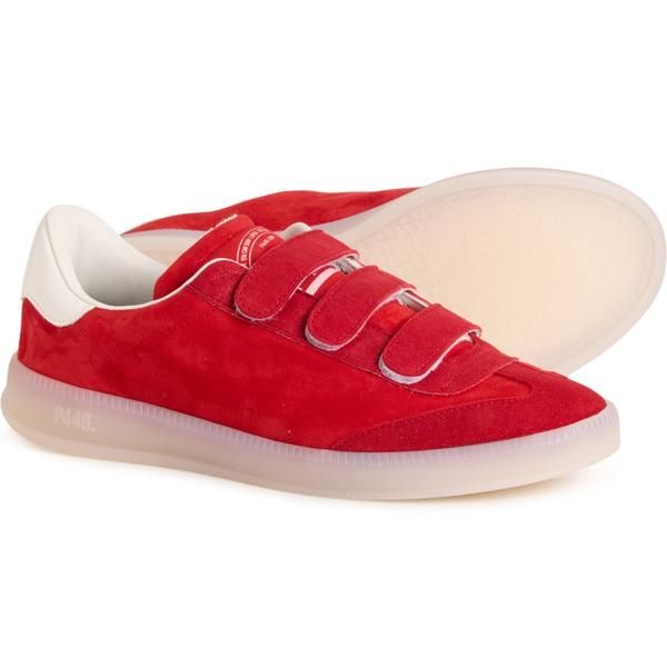 ピーフォーフォーエイト レディース シューズ スニーカー スエード P448 Made in Italy Monza Sneakers Suede For Women CoralWhite ホワイト 19,110円
